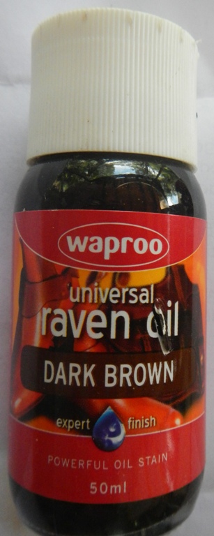 Waproo Raven Oil 50ml Dark Brown "Waproo Raven Oil Waproo Leather Dye, Recolour of Shoes Bags Boots Belt